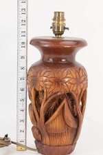 Handcrafted Wooden Table Lamp