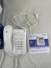 BT Decor 2200 Corded Phone White – Open Box, Never Used, Excellent Condition