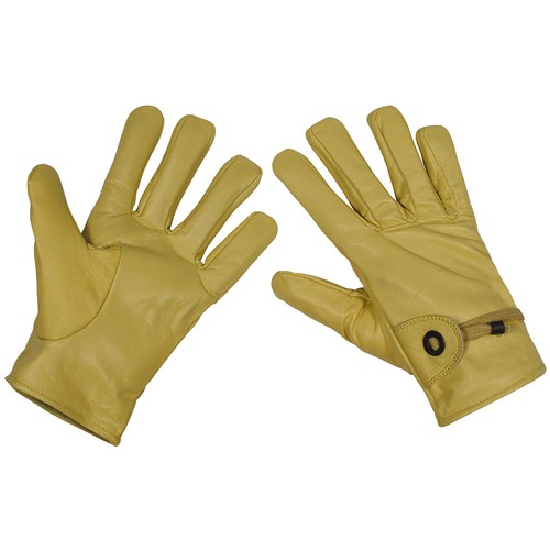 Mfh western leather gloves - leather,