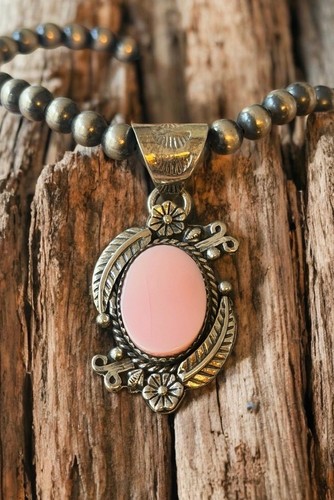 Pink conch sterling - conch, silver