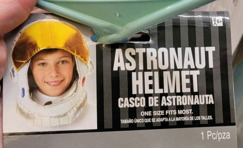 Astronaut helmet costume for - astronaut,