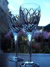 Stuart Crystal Windsor White Wine Glass Set of 2 Mint, 7 5/8" Tall