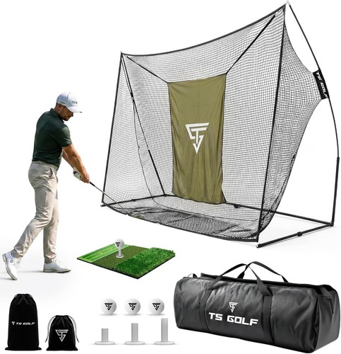 Golf practice net 10x7ft - golf,