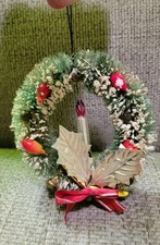 Vintage Bottlebrush Wreath