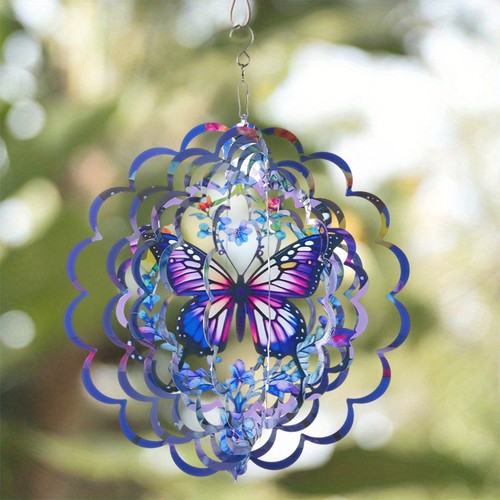 Metal windmill hanging - metal,