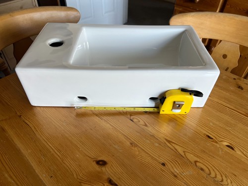 455mm cloakroom wall hung - cloakroom,