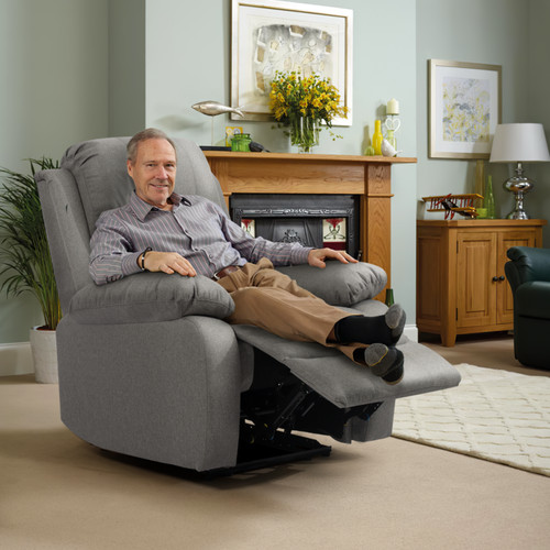 Reclining fabric arm chair - arm,