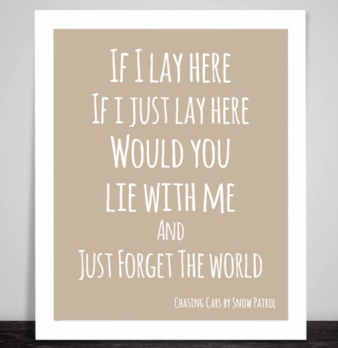Snow patrol chasing cars music - snow,