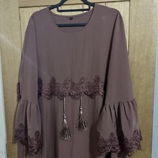 Ladies 2xl Lace Abaya