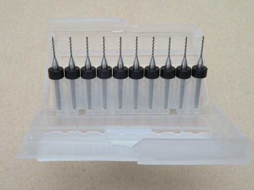 10pcs micro drill bit 9mm - drill, 0.9mm