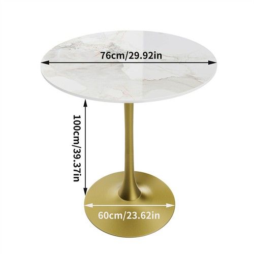 Round marble top bar - round,