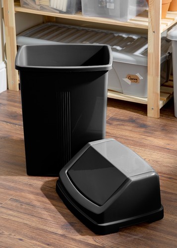 Small plastic dustbin with - 8l,