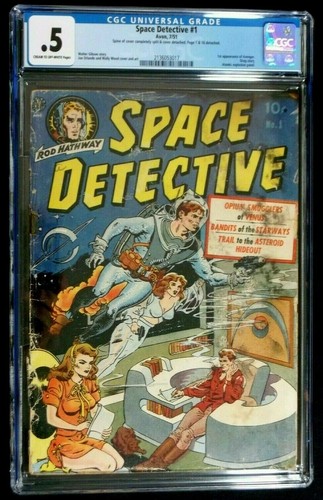 Space detective cgc 5 - detective, 1st