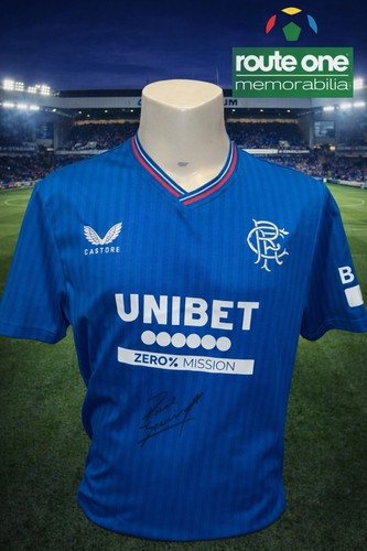 Signed paul gascoigne - signed, rangers