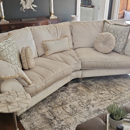 Duresta beige fabric corner - duresta,