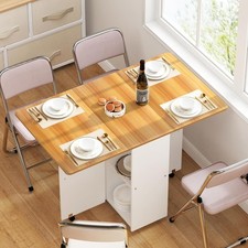 Mobile Drop Leaf Dining Table