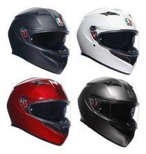 AGV K3 Plain Motorcycle Helmet Road Legal ECE 22.06