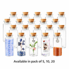 Mini craft glass jars cork - mini,