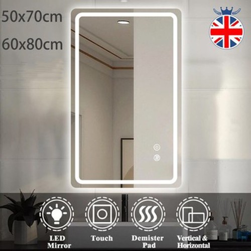 Illuminated bathroom mirror - illuminated,
