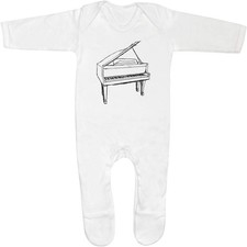 'Grand Piano' Baby Romper