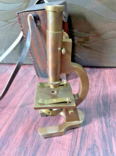 Vintage Brass Microscope