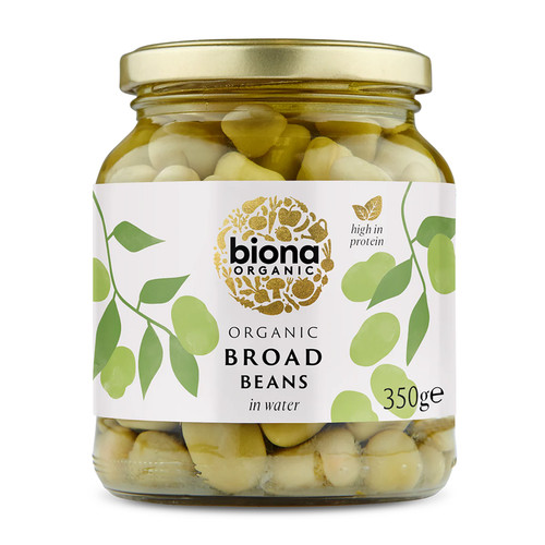 Organic broad beans biona - beans,