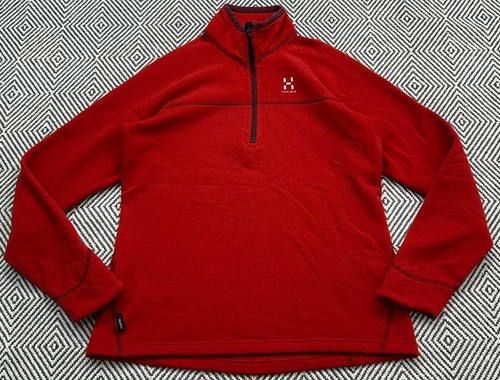 Haglofs polartec half zip red - half,