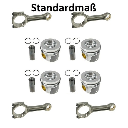 Piston set std ø81 01mm - piston, +