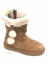 UGG Australia Plumdale Cuff Short Black Chestnut Dusk Boot 1102933 Pom 