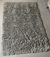 Ikea Gaser Rug - silver / grey