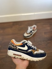 Air Max 1 Denim Leopard  Lightly Worn no box  UK9