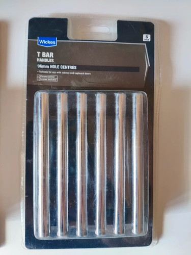 18x wickes bar chrome - 18x, t-bar