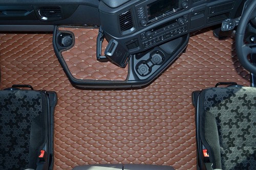 Truck eco leather floor mat - floor,