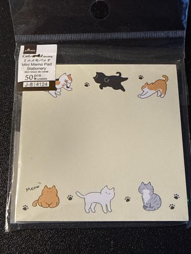 Daiso cat lovers mini memo - daiso,