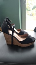 H&M Women Black  Shoes Peep