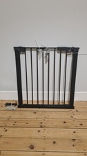 baby stair gates. black