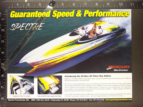 2001 advertisement for spectre - 2001,