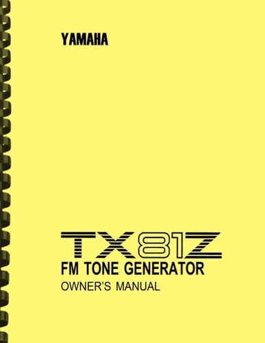 Yamaha tx81z tone - fm,