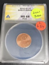 2012-D Lincoln Cent MS68 Red