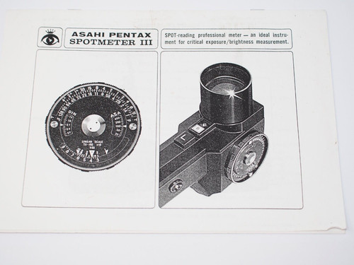 Asahi pentax spotmeter iii - pentax,