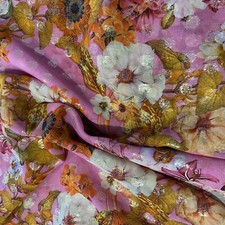 100% Italian Silk Chiffon