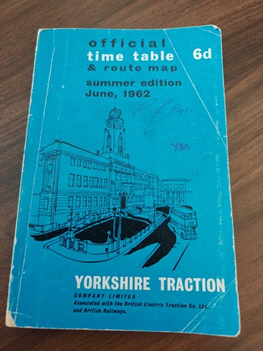 June 1962 yorkshire traction - yorkshire,