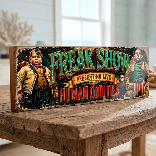 Freak show 40cm - freak, wood