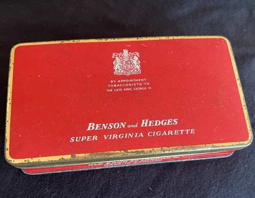 Benson and hedges cigarette - and,