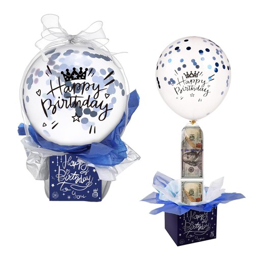 Pull money balloon box holder - money,