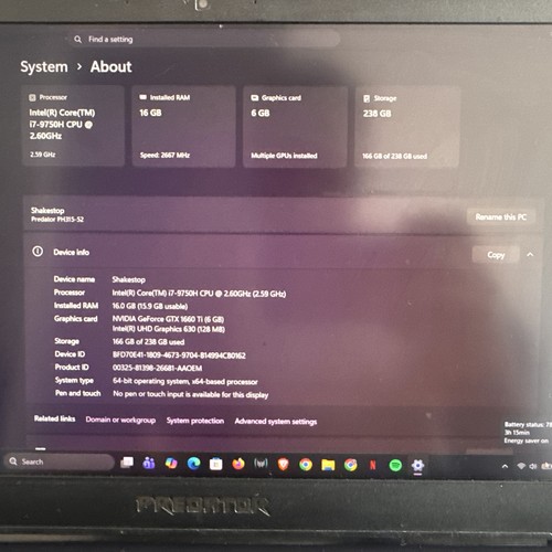 Asus predator helios 300 - asus,