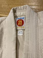 Lindop Judo Suit White. Size 00/120. Heavyweight 100% Cotton