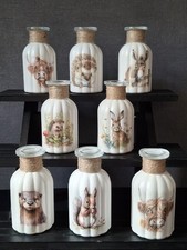Hand painted decoupage reed
