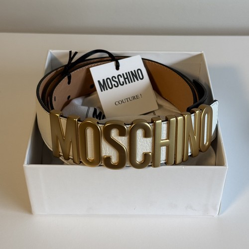 Moschino leather belt size - moschino, 54