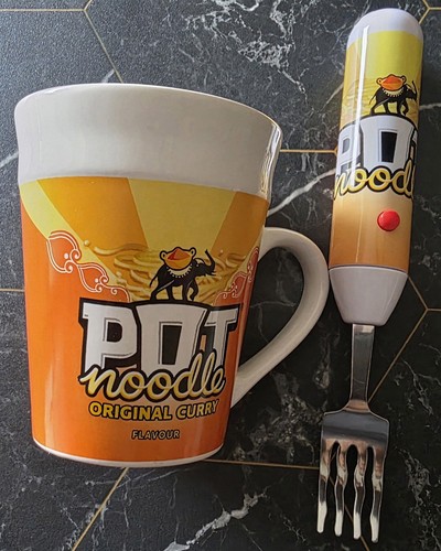 Pot noodle mug with rotating - mug,